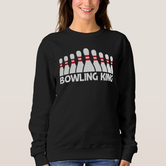 Bowling For Men Dad Boys Spare Ball Game League T Shirt (Framsida)