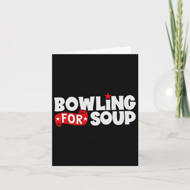 Bowling for Soppa Funny Kort (Framsida)