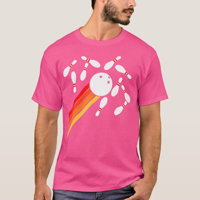 Bowling Funny Bowling Party T Shirt (Framsida)