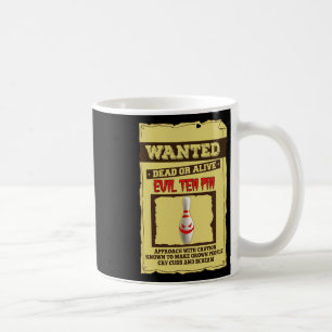 Bowling Gift ville ha elak tio-stift för Bowlarear Kaffemugg