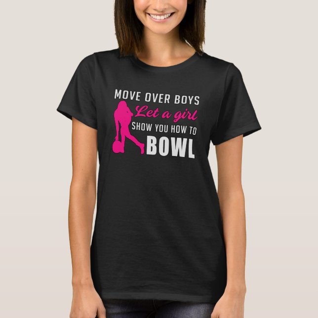 Bowling Girl Princess Queen Bowl Bowlareare Funny  T Shirt (Framsida)