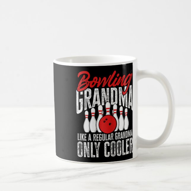 Bowling Grandma Much Cooler Kaffemugg (Höger)