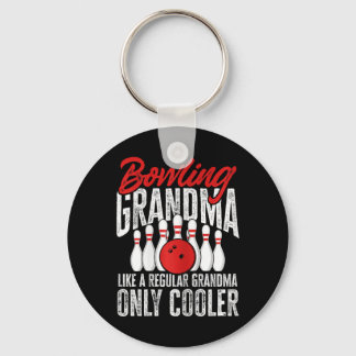 Bowling Grandma Much Cooler Nyckelring