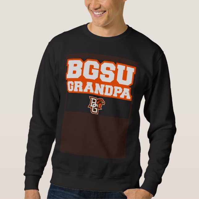 Bowling Green BGSU Falcons Grandpa Lång Ärmad Tröja (Framsida)