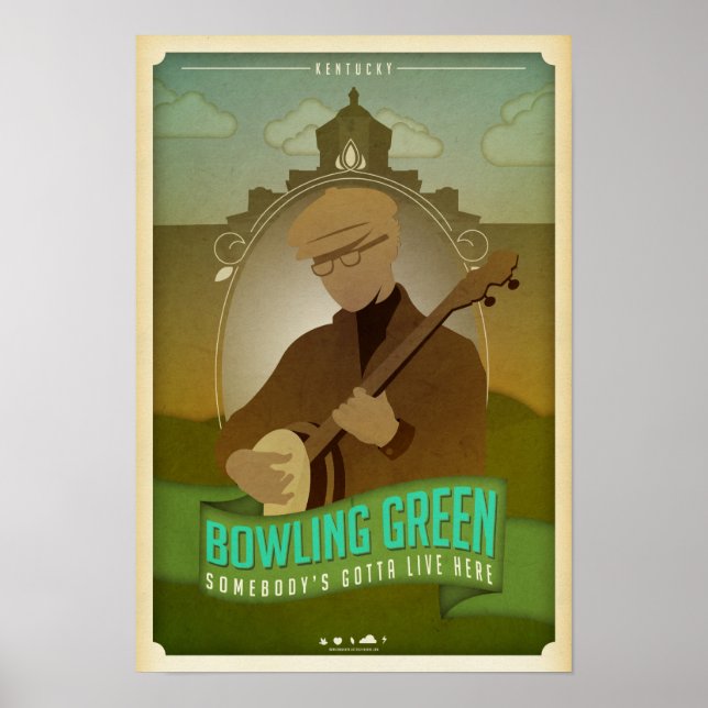 Bowling Green Kentucky Poster (Framsidan)
