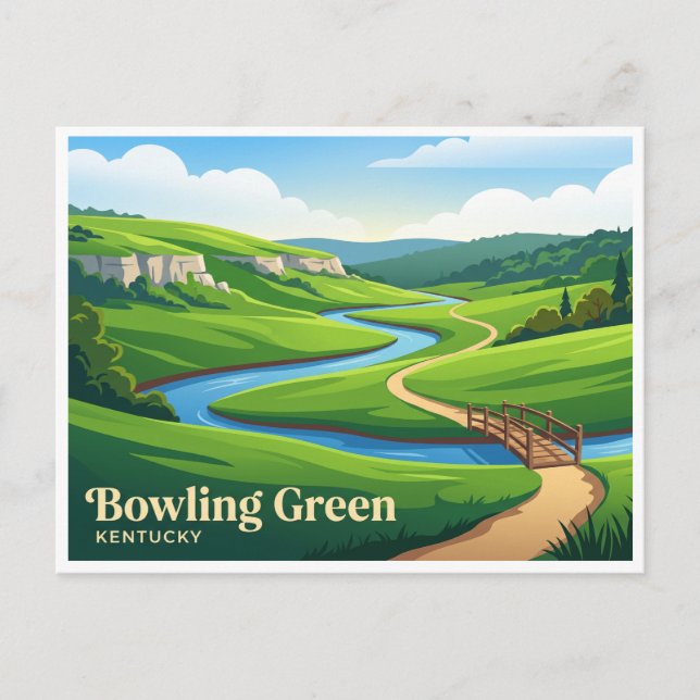 Bowling Green Kentucky Vykort (Framsida)