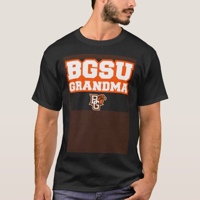 Bowling Grönt BGSU Falcons Grandma T Shirt (Framsida)