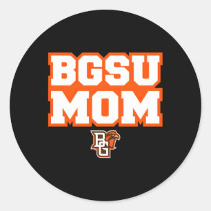 Bowling Grönt Bgsu Falcons Mamma Runt Klistermärke