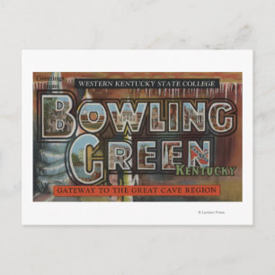 Bowling Grönt, Kentucky - Large Brev Scenes Vykort
