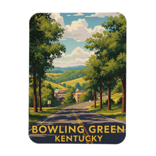 Bowling Grönt Kentucky Travel Magnet