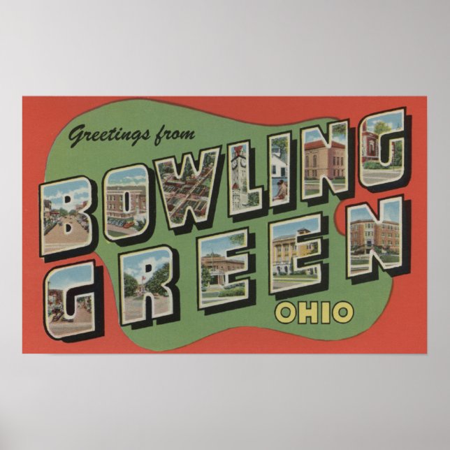 Bowling Grönt, Ohio - Stora Brev Scenes Poster (Framsidan)