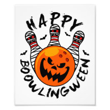 Bowling Halloween Bowlareare Lycklig Bowlingween