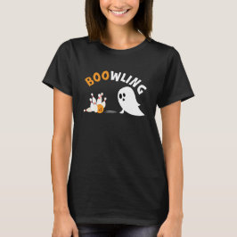 Bowling Halloween Cute Ghost Bowlareare Spare Stif T Shirt