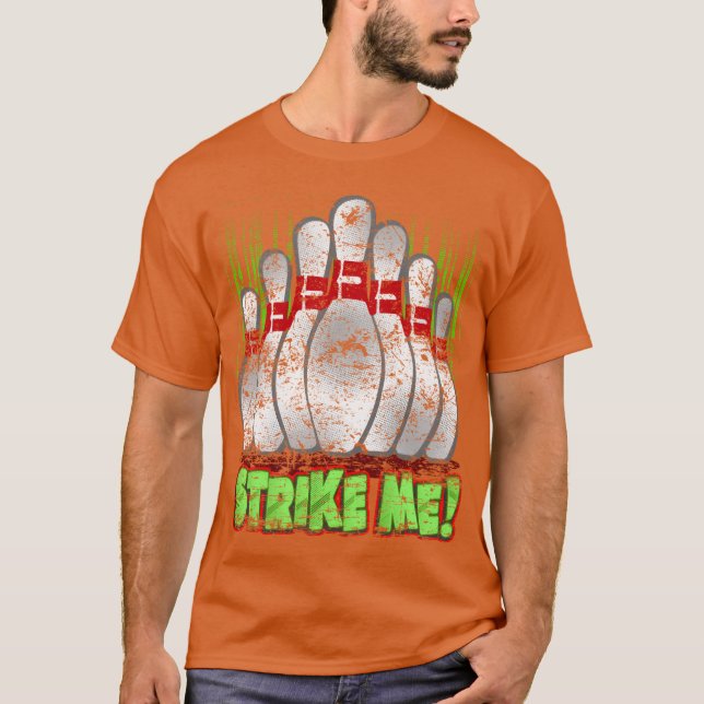 Bowling Hobby Sport familj T Shirt (Framsida)