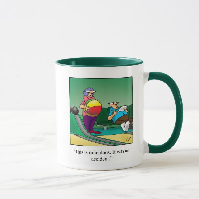 Bowling Humor Mugg Gift (Höger)