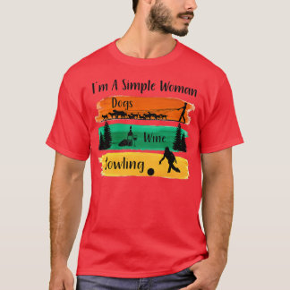 bowling ix27m en enkel kvinna T Shirt