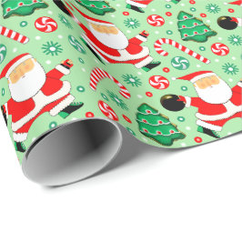 Bowling jul Helgdag Gift Wrapping Papper Presentpapper