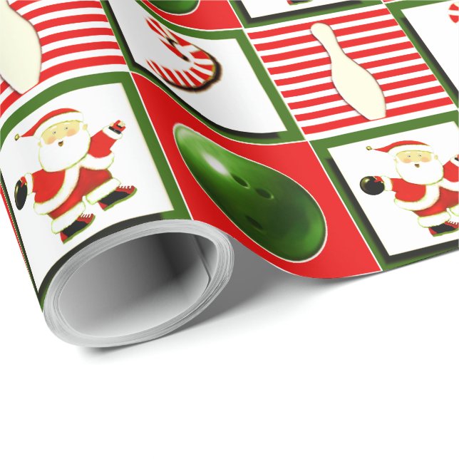Bowling jul presentpapper (Rullad Hörn)