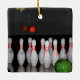 Bowling Julgransprydnad Keramik