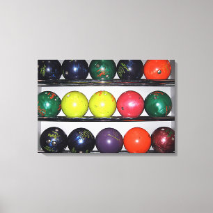 Bowling Kanvastryck