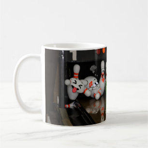 Bowling karikatyr kaffemugg