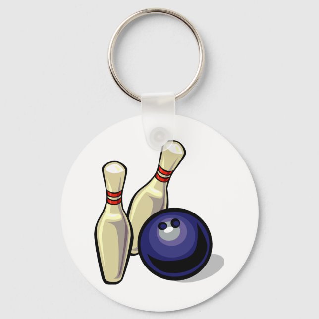 Bowling Keychain Nyckelring (Framsida)