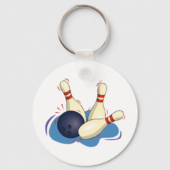 Bowling Keychain Nyckelring (Framsida)