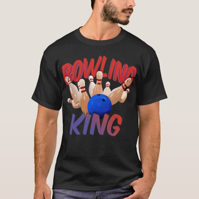Bowling Kung, 10-stifts bowling T Shirt (Framsida)