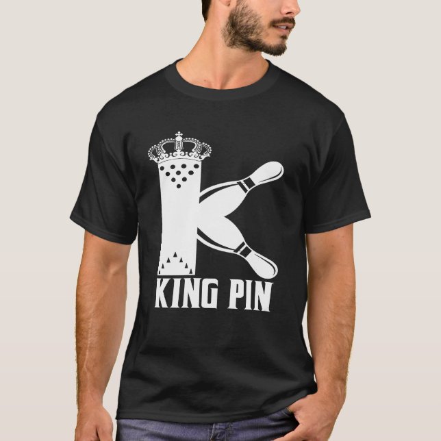 Bowling Kung Pin T Shirt (Framsida)