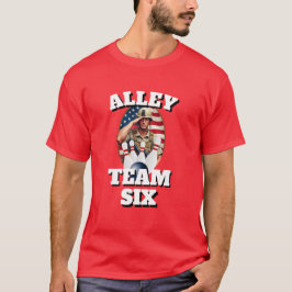 Bowling Lag Idrottsnyhet ALLEY TEAM SIX T Shirt