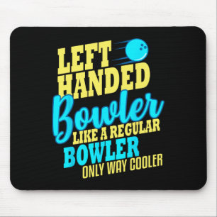 Bowling Lämnat Handed Bowlareare Funny Team Musmatta