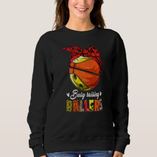 Bowling Mamma Basketball Mamma Busy Raising Baller T Shirt