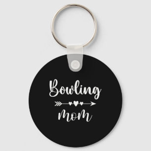 Bowling Mamma Funny Bowling Älskare Gift Womens Bo Nyckelring