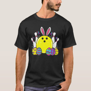 Bowling Mamma Funny Påsk Day Bunny Tee