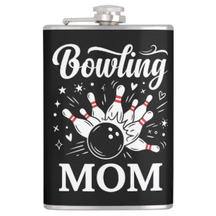Bowling Mamma Hjärt Nålar Roliga Liga Mors Dag Fickplunta