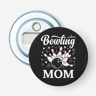 Bowling Mamma Hjärt Nålar Roliga Liga Mors Dag Flasköppnare