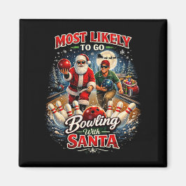 Bowling med Tomte Magnet