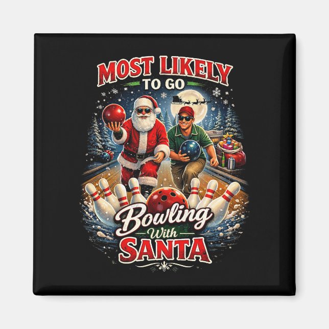 Bowling med Tomte Magnet (Framsidan)