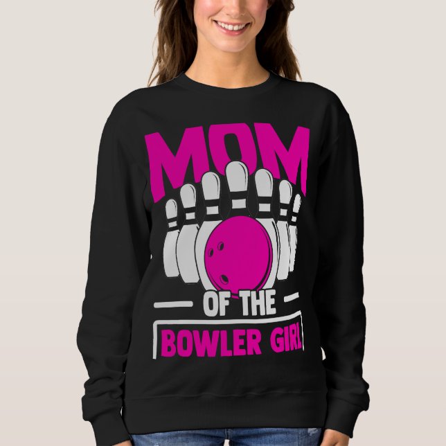 Bowling Mom Pin Bowler Strike Bowling Team Bowling T Shirt (Framsida)