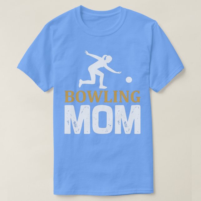 Bowling MOM Tshirt T Shirt (Design framsida)