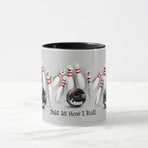 Bowling Mugg - Det här är så jag Roll
