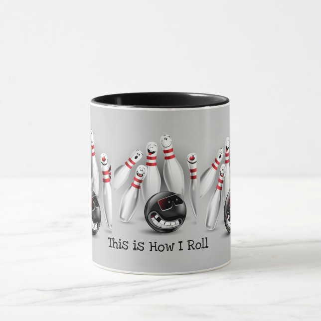Bowling Mugg - Det här är så jag Roll (Center)