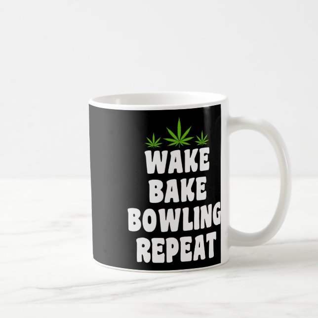 Bowling Och Weed Rökare  Kaffemugg (Höger)