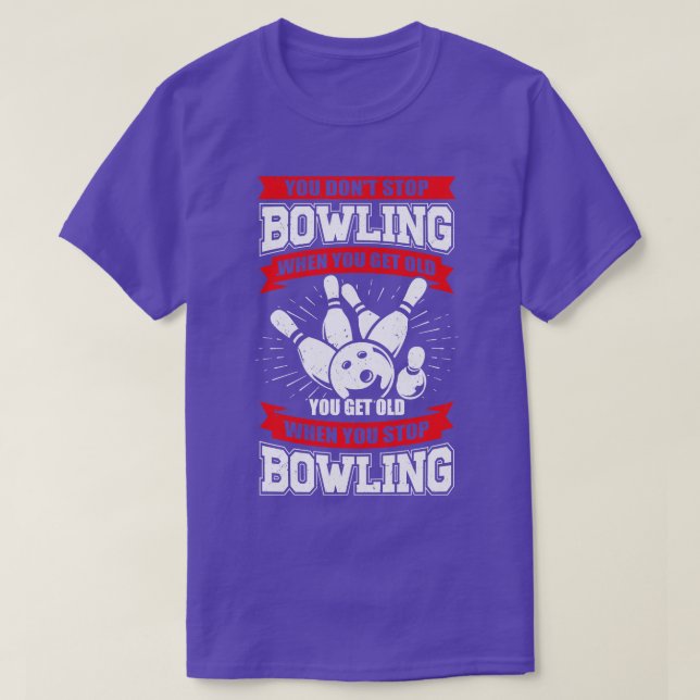 Bowling Old Man Grandpa Bowlareare Grandfather Gif T Shirt (Design framsida)