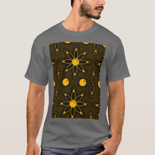 Bowling Orange Sömlös Tapet T Shirt