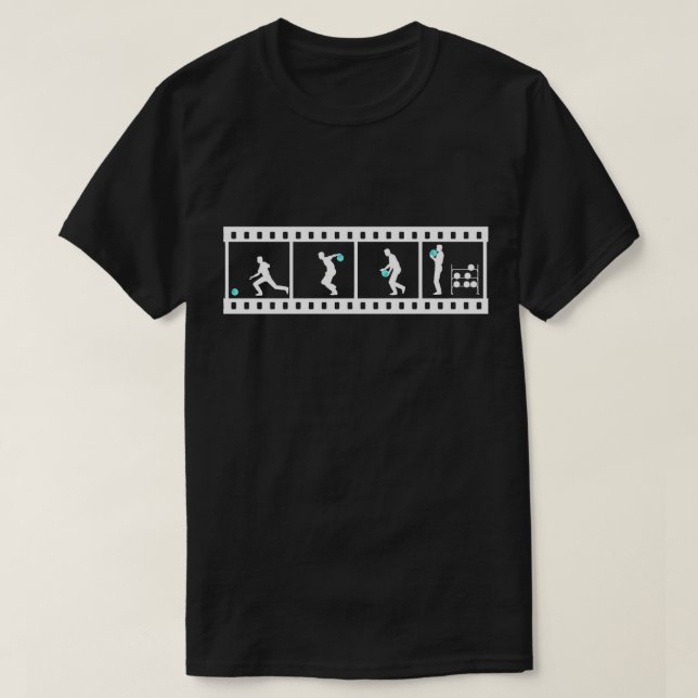 Bowling på Film T-Shirt (Design framsida)