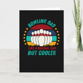 Bowling Pappa - Coolt Fathers Day-present Kort