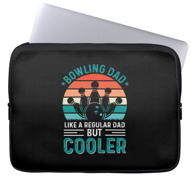 Bowling Pappa Laptop Fodral (Framsidan)