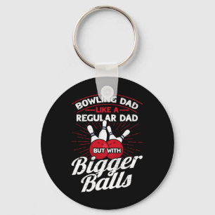 Bowling Pappa som ett vanligt Pappa men med större Nyckelring