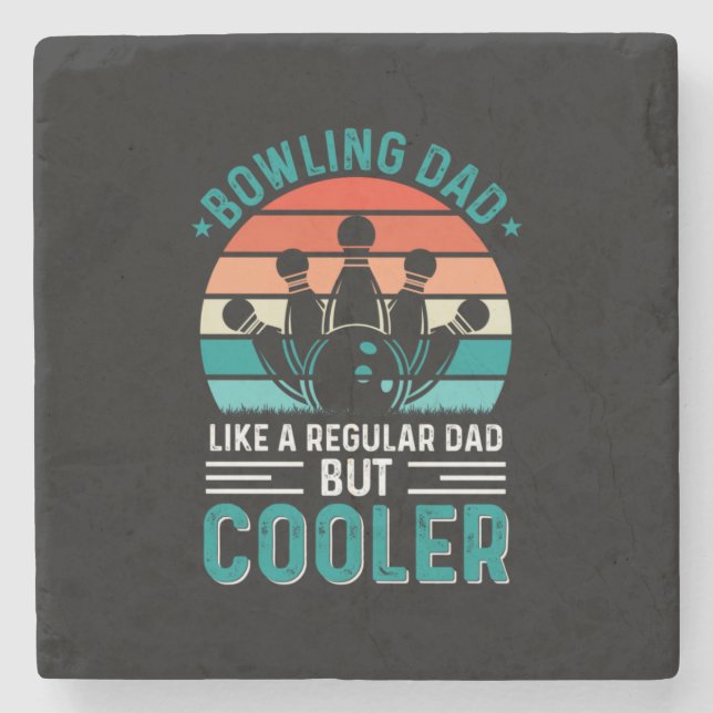 Bowling Pappa Stenunderlägg (Framsidan)